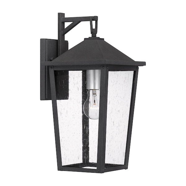 Quoizel Stoneleigh Outdoor Wall 1 Light Mottled Black STNL8408MB - main